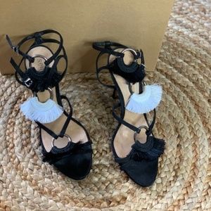 SCHUTZ- TASSLE HEELS